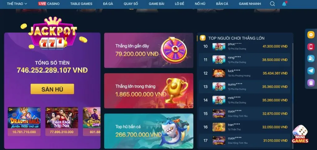 Các trò chơi máy đánh bạc và slot game hấp dẫn tại 12betwin
